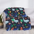 thumbnail image 3 of Naloa The Underwater World Flannel Blankets - Thick and Warm Blanket for Winter, Soft Fuzzy Plush King Blanket for All Seasons60"x50", 3 of 6