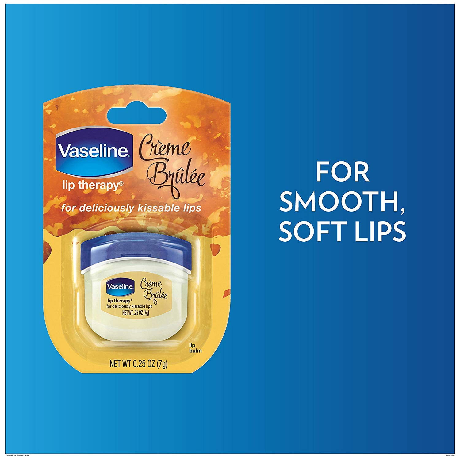 Vaseline Lip Therapy Creme Brulee .25 oz.  (Set of 12)