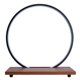 thumbnail image 2 of Lámpara LED circular con decoración zen, base de madera maciza, botella de vino, escritorio, sala de estar, porche, oficina, adornos decorativos, 2 of 3