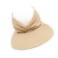 thumbnail image 2 of Chapeau Femme Été Chapeau de Soleil Extérieur Filles Visière de Plage Casquette Dames Queue de Cheval Chapeau Réglable Rouge, 2 of 10