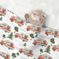 thumbnail image 2 of Pofeuu Camp Van Print Puppy Blanket,Dog Blankets,Pet Blanket Cozy Cat Blankets for Indoor Cats, Fuzzy Pet Blanket for Kitten Doggy Dog Blankets-Small, 2 of 8