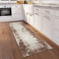 thumbnail image 2 of Addison Rugs Indoor/Outdoor Rylee Modern Bordered Washable Rug 2'3" x 7'6" Runner - Brown, 2 of 5