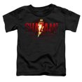 thumbnail image 2 of Shazam! Fury Of The Gods Fury Of The Gods Movie Logo Kids T Shirt (3) for Youth Toddler Boys and Girls, Black, 2 of 5