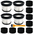 thumbnail image 1 of Paquete de 4 filtros HEPA compatibles con la aspiradora DEWALT DCV501HB, 1 of 6