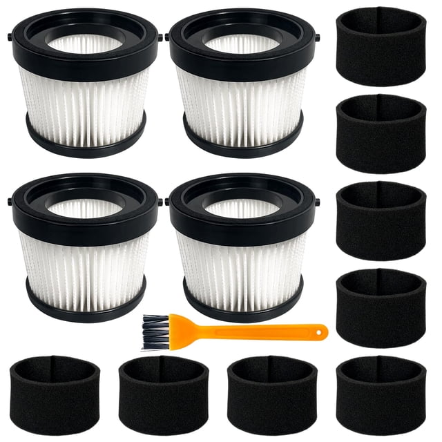 Paquete de 4 filtros HEPA compatibles con la aspiradora DEWALT DCV501HB