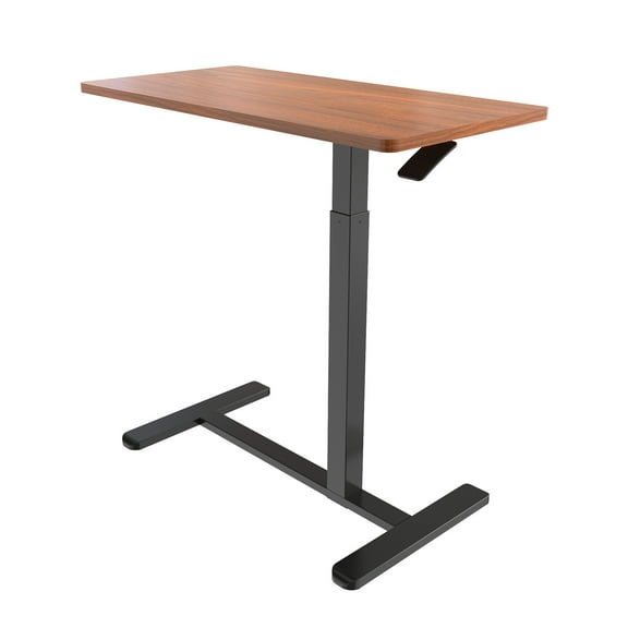 IMGadgets Height Adjustable Desk 31.5x16 inch (BOURBON) | Standing  Desk table for Work and Home| Overbed C- Table Desk  | Sit Stand computer desk table