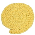 thumbnail image 2 of Extra grande suave Pom Pom bebé manta relleno Mat recién nacido telón de fondo foto Prop Amarillo, 2 of 8