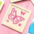 thumbnail image 2 of Jindong Butterfly Painting Template for Card Making Symmetry Hollow Butterflybutterfly Painting Template Embossing Template for Scrapbooking DIY Craft, 2 of 9