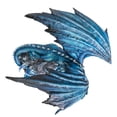 thumbnail image 4 of 20 Inches Dual Blue Dragon on Cave Collectible Home Decor Figurine, 4 of 6