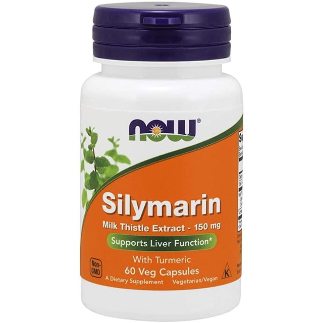 Silimarina y Cúrcuma Now 60 Cápsulas