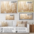 thumbnail image 4 of Designart "Tranquil Retreat Amongst The Gold Ferns" Ferns Floater Framed Canvas Art Print, 4 of 5
