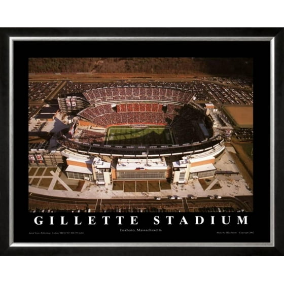 Gillette Stadium Foxboro Massachusetts Framed Art Print Wall Gillette Stadium Foxboro Massachusetts Framed Art Print Wall 30 5x24 5 Com