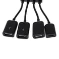 thumbnail image 4 of Adaptador de Concentrador OTG de Estación de Carga perfecl 3 Puertos USB 1 Puerto Micro USB, 4 of 8
