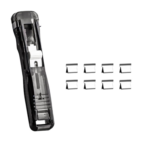 Reusable Desktop Stapler With Dispenser for Binding Including 8 Ideal for Home and School and Craft Supplies
