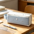 thumbnail image 6 of Back to School Supplies Under 1 Pencil Case Aesthetic Zipper Pencil Bag Large Stationery Organizer Bag for Girls Boys Students #829, 6 of 8