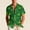 Green(New)G, variant on PNTUTB Men's St. Patrick's Day Fashion Print Casual Loose Comfort Collared Button Down Short Sleeve Blouse