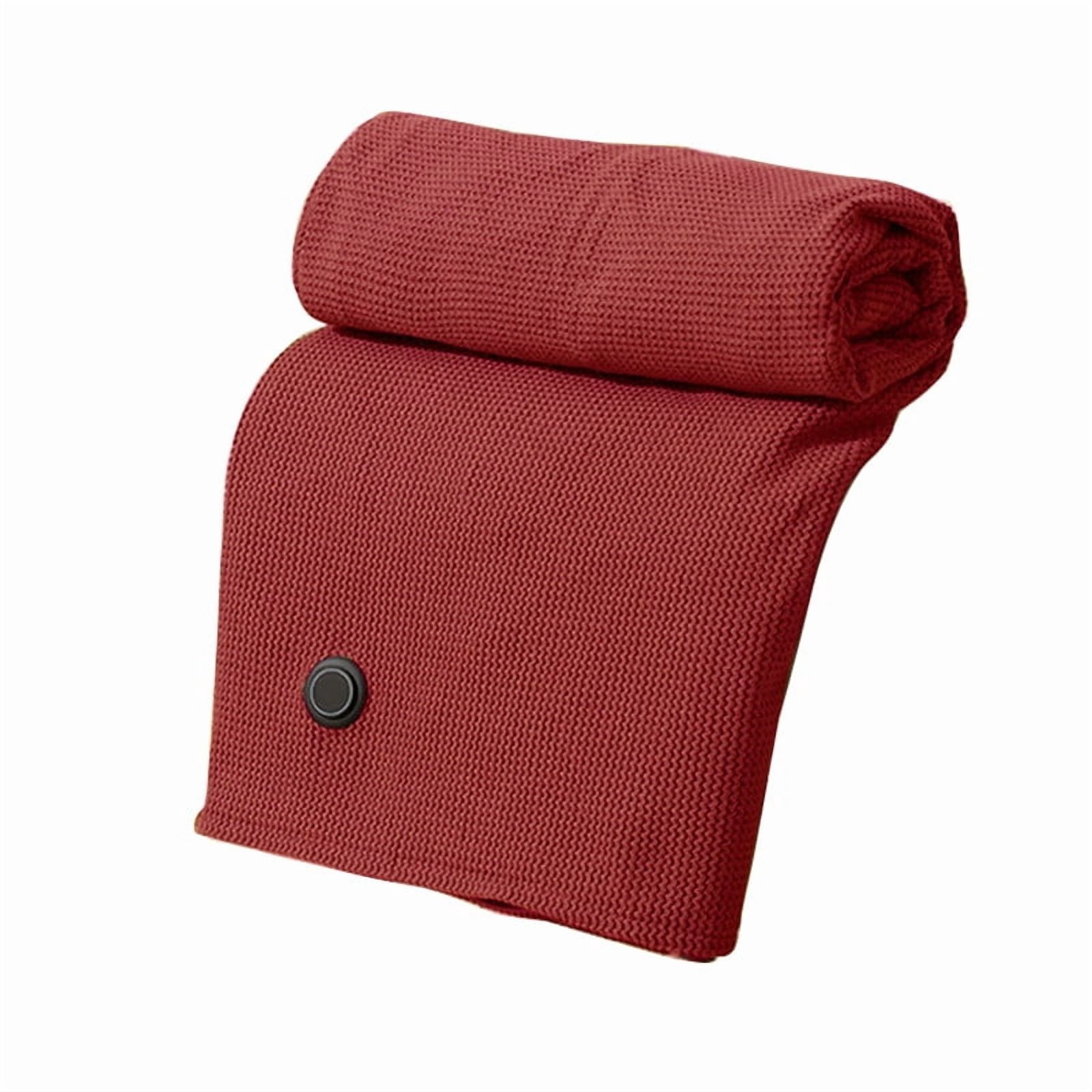 Lwlmwt USB Electric Heated Shawl Portable Heated Blanket with Zipper Adjustable Temperature Machine Washable Ideal for Outdoor, Car and Travel