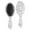 Black and White, variant on Black and White Halloween Ghosts Hair Brush,Girls Detangling Hair Brush,Glide Through Tangles with Ease for Wet & Dry Hair,8.8"X2.8"