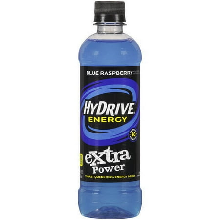 Hydrive Extra Power Blue Raspberry Energy Drink, 15.5 Fl. Oz.