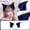 Blue, variant on Cat Wolf Fox Dog Ears Headband Handmade Faux fur Cosplay Halloween Costume Party,Handmade Animal Furry Ears Hair Hoop,Realistic Animal Ear Costume Accessory for Party Anime Cos Lolita Dress Up