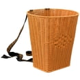 thumbnail image 3 of Cesta para recoger hojas de té, cesta de picnic, elegante, portátil, hecha a mano, mochila de compras tejida a mano para huertos, agricultores, campin, 3 of 9