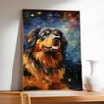 thumbnail image 3 of Tibetan Mastiff Dog Art Print Poster, Wall art Painting Decor, Starry Night Van Gogh Art Home Decor Artwork For Bedroom Living Room Bathroom Decor, 3 of 5