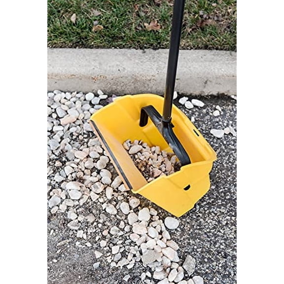 Jumbo Debris Dustpan with Handle – Large Capacity Trash Collection Pan for Industrial, Commercial & Professional Cleaning