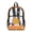 Smiling Sun, variant on ZIATUBLES Clear Backpack, Heavy Duty Fabric & PVC Transparent Bookbag with Poodle Airplane Print, Large Capacity See Through Backpack for School College Work Travel Security