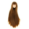 thumbnail image 2 of 1:6 Female Head Sculpt Unpainted with Long Hair for 12inch Action Figures Normal Skin, 2 of 8