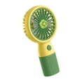 thumbnail image 2 of HBBKVI Handheld Fan, Flower Rechargeable Portable Mini Fan for Travel Beach Commute, Cooling Personal Fan Green, 2 of 6
