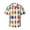 Hawaiian shirts-30, variant on Colorful Pineapple Pattern Men's 3d Print Casual Button Down Shirts, Novelty Hawaiian Short Sleeves 3xl