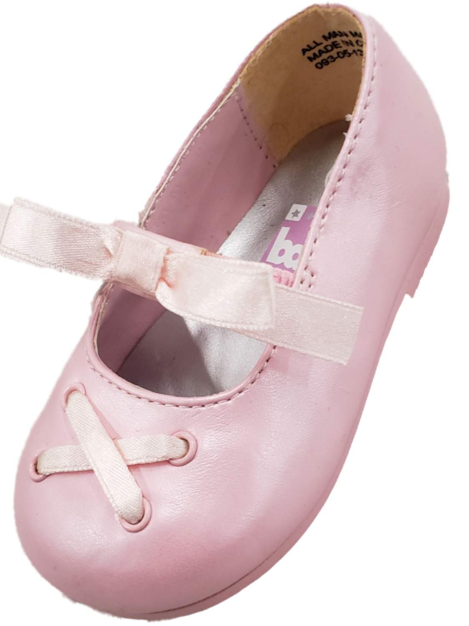 POPULAR BABY GIRLS PINK BALLET STYLE NON-SLIP SHOES,3 SZS AVAILABLE 