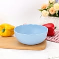 thumbnail image 6 of Mainstays - Blue Round Plastic Bowl, Scalloped, 38-Ounce, 6 of 6