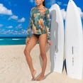 thumbnail image 6 of joogoo Womens UPF 50+ Sun Shirts Cactus Flowers Long Sleeve UV Protection Rash Guard Tops M, 6 of 7