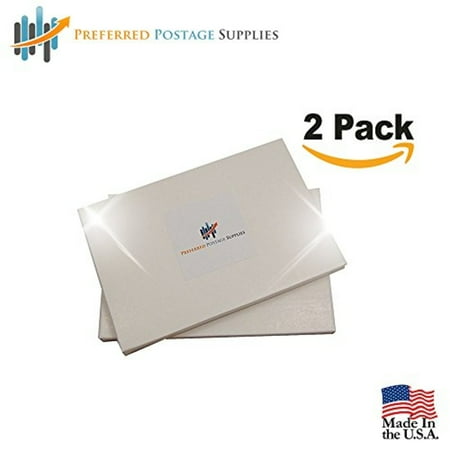 Usp 35 Money Saver 2-Pack (USPS Approved) Box of 100 Double Postage Meter Tapes 5.5 x 3.5 w/Perf Compares to Pitney Bowes 612-0, 612-7, 612-9 & 620-9 Postage Meter Tape 05204 2 labels/Sheet ()