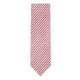 thumbnail image 4 of Jacob Alexander Boys' Prep Seersucker Striped Pattern Regular Self-Tie Neck Tie - Red, 4 of 8