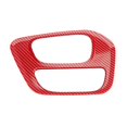 thumbnail image 3 of Etiqueta engomada del Panel de cambio de marchas del coche, pegatina Interior decorativa fácil de instalar, reemplaza directamente los accesorios del Patrón de carbono rojo, 3 of 9
