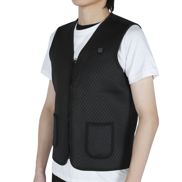 Wosthever Chaleco térmico de invierno Calentador eléctrico unisex Top Mujeres Hombres Chaleco más cálido, xL Escalada negro SG