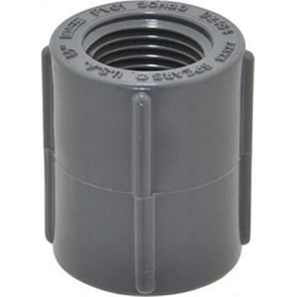 Lasco 830015BC 1.5 in. Schedule 80 PVC Coupling FIP x FIP