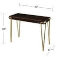 thumbnail image 2 of SEI Brodkirk Console Table in Brown Color, 2 of 5