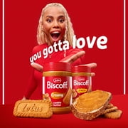 Biscoff Cookie Butter, Lotus Creamy Nut-Free Spread, 14.1 oz Jar-Pack Of 2