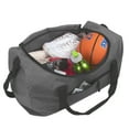 thumbnail image 4 of Trail Maker Men Women Teens 20" Travel Weekender Overnight Carry-on Shoulder Duffel Bag, Grey, 4 of 8
