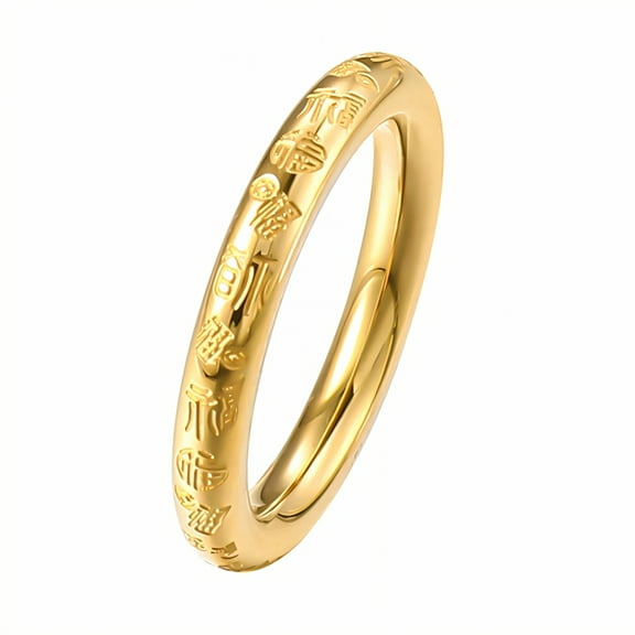 DESIGNICE Gold Rings for Women,Reliable Structure Fashion Rings for Women,Skin-Soothing Tarnish Free Gold Rings,Gold3 Plated