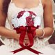 thumbnail image 3 of Flor artificial, ramo de boda artificial, simulación de suministros de boda, ramo artificial meticulosamente diseñado, 3 of 8