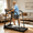 Black1, variant on Walking Pad Treadmill for Senior with Long Handrails, Foldable Walking Treadmill for Home, Large LED Display for Elderly, 0.5–3% Incline, 300 Lbs Capacity