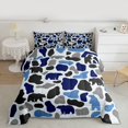 thumbnail image 2 of Feelyou Rustic Bear Animal Twin Comforter Sets, Vintage Blue Camo Bedding Set, 2-Piece, 2 of 8