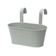 thumbnail image 1 of huanledash Flower Pot Drainable Anti-deformed Detachable Iron Art Garden Hanging Plant Bucket with Double Hook Home Decor, 1 of 8