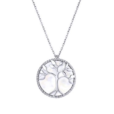 Tree of Life Necklace Sterling Silver Celtic Family Tree Pendant for Women Tree of Life Pendant Jewelry Gifts for Women Girls Mom - 1#