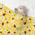 thumbnail image 2 of Naloa Chamomile And Ladybug Dog Blanket, 3 Sizes Cat Blanket for Indoor Cats Large Medium Small Dog Gifts-Small, 2 of 8
