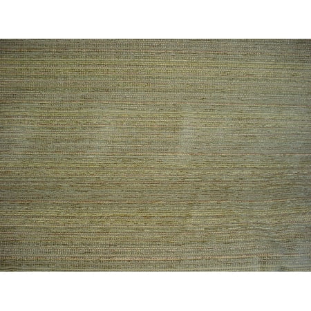Designer Tweed - 216H7 - Spruce / Sage Green / Pewter / Gold Metallic Tweed Strie Plains Designer Upholstery Drapery Fabric - By the Yard